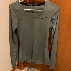 Nike Pro long sleeve workout top